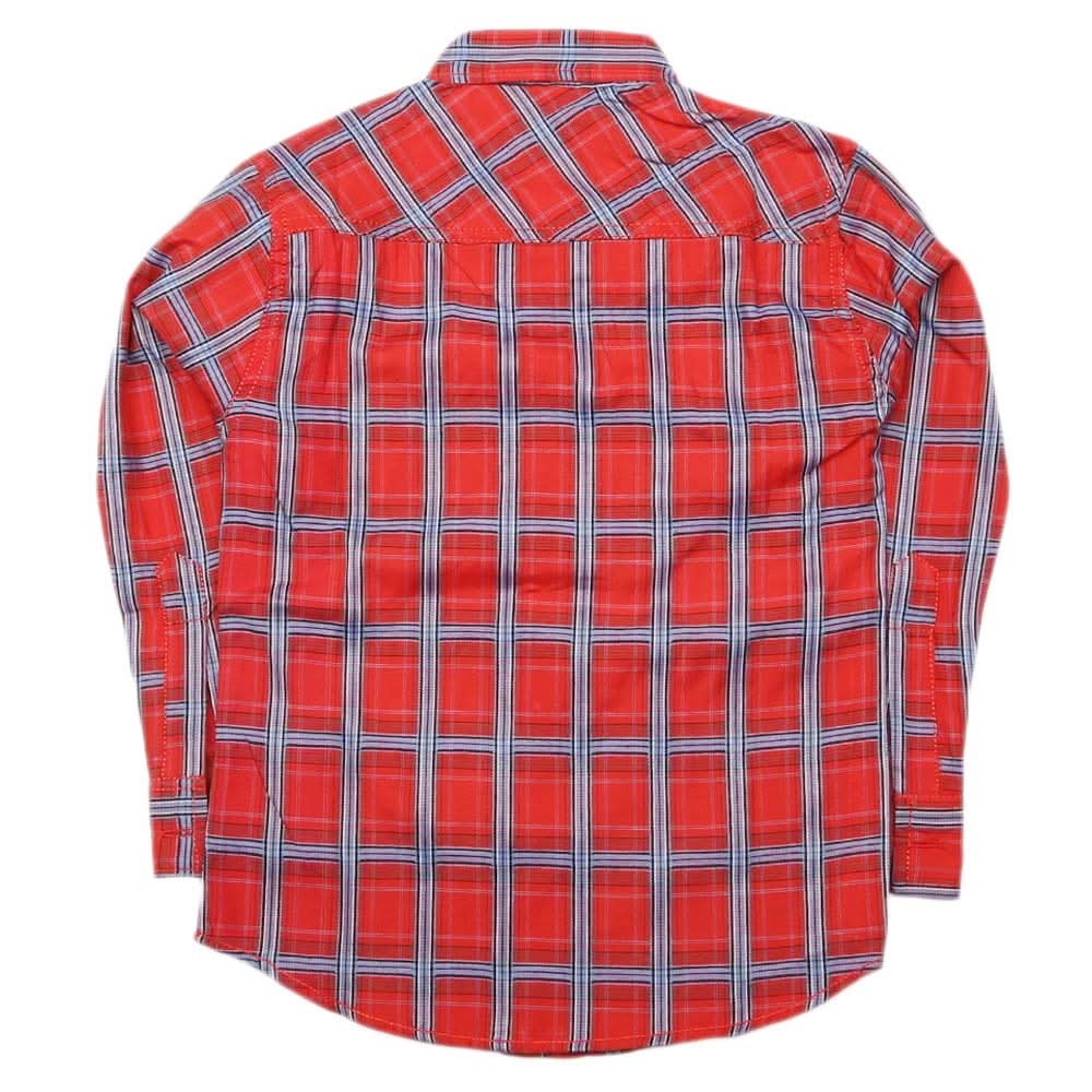 Boys Full Sleeves Casual Shirt - Red, Kids, Boys Shirts, Chase Value, Chase Value