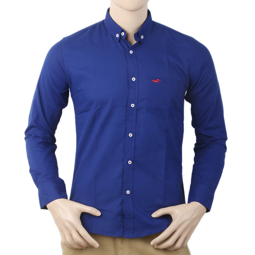 Men's Casual Branded Shirt - Royal Blue, Men, Shirts, Chase Value, Chase Value