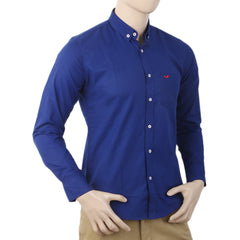 Men's Casual Branded Shirt - Royal Blue, Men, Shirts, Chase Value, Chase Value
