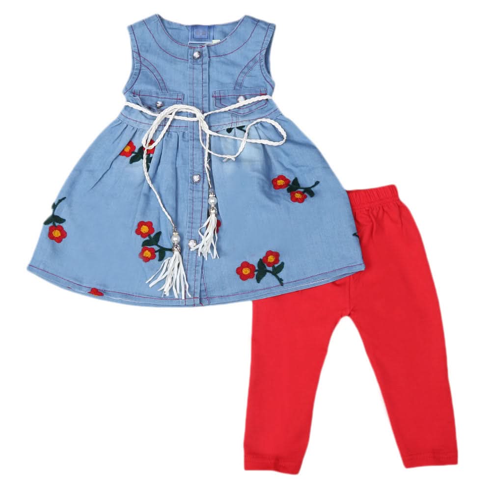 Newborn Girls Frock suit - Blue, Kids, NB Girls Frocks, Chase Value, Chase Value