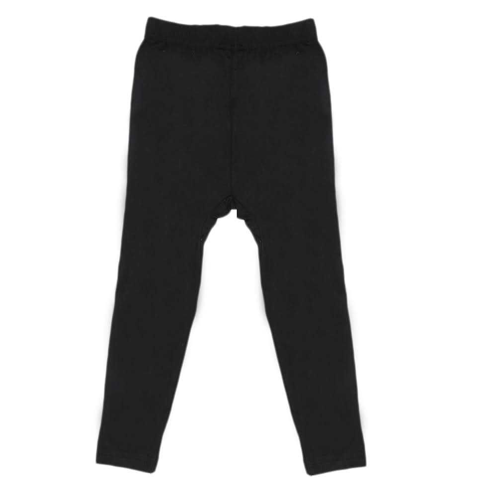 Girls Plain Tight - Black, Kids, Tights Leggings And Pajama, Chase Value, Chase Value