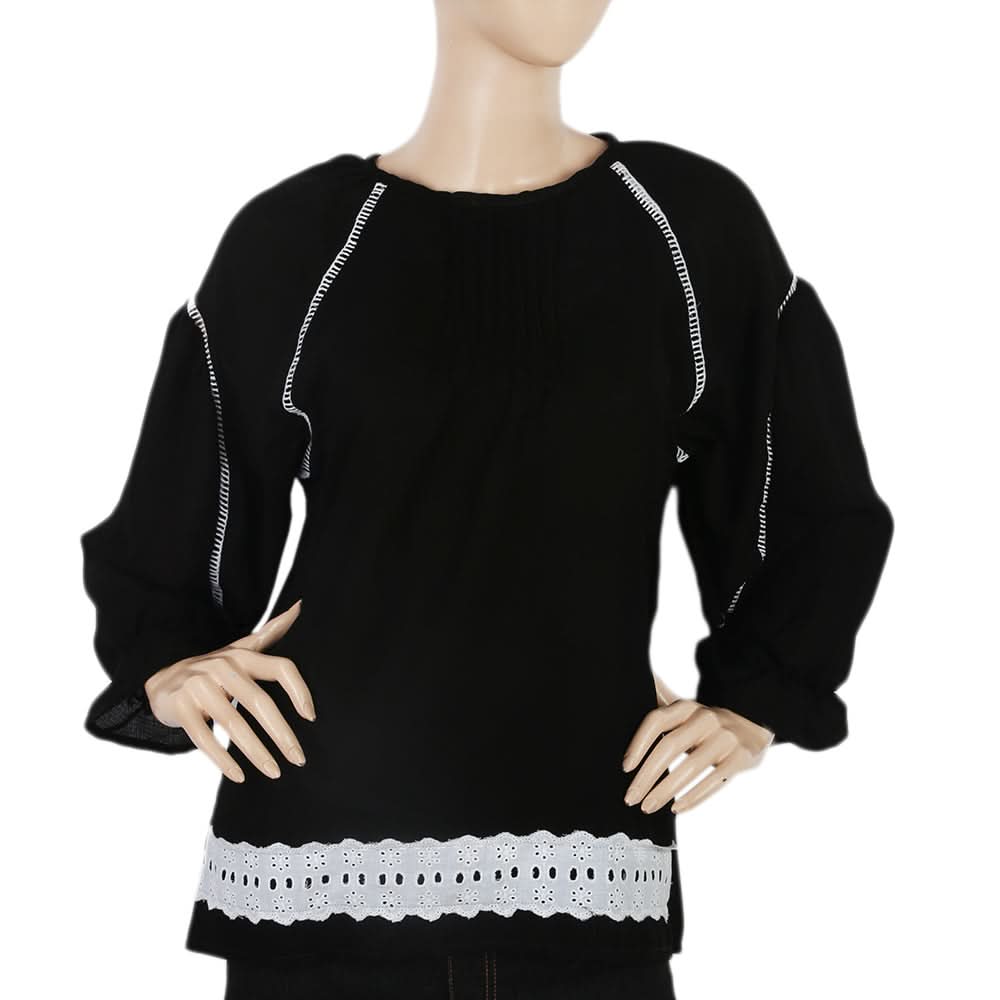 Women's Western Top - Black, Women, T-Shirts And Tops, Chase Value, Chase Value