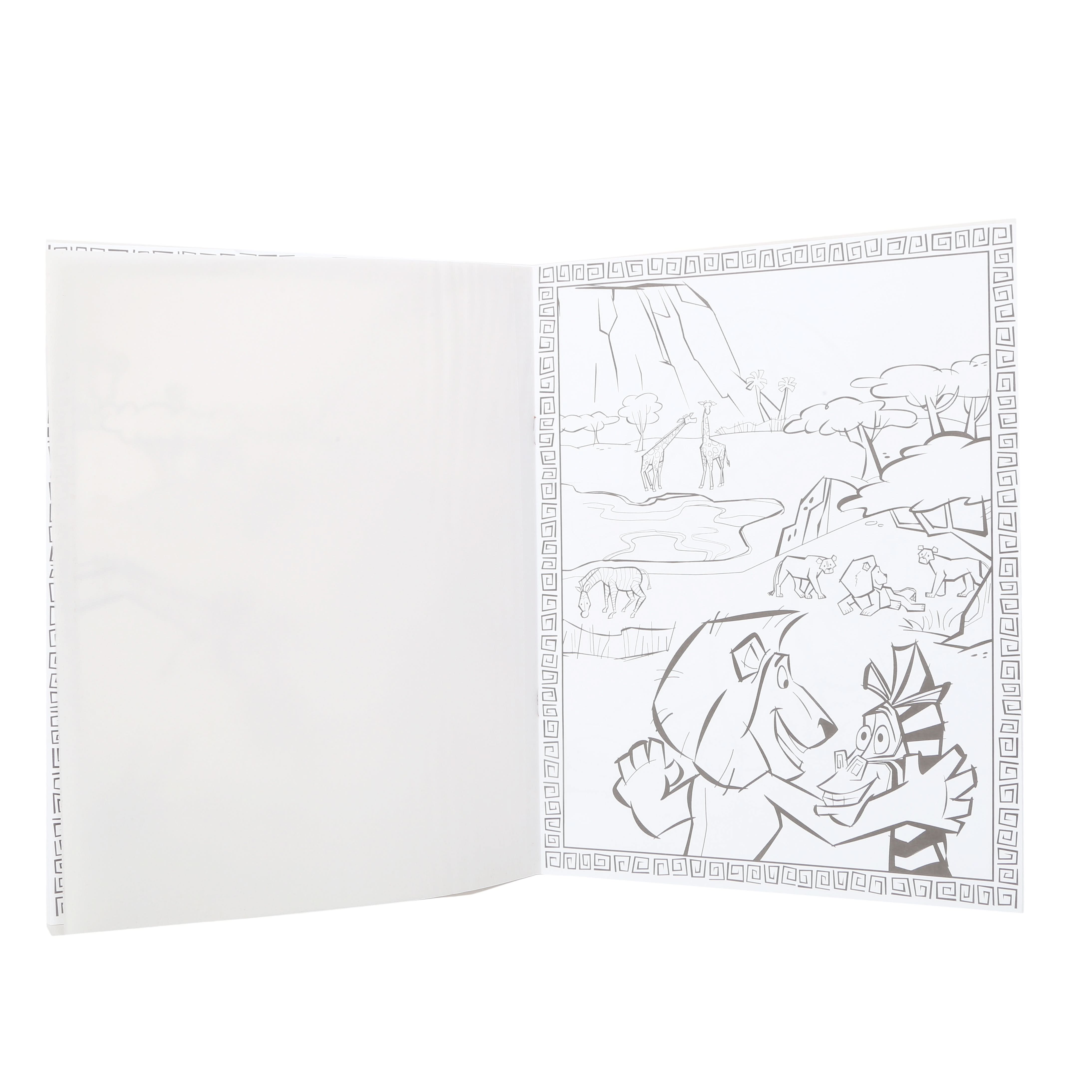 Delux Trace & Colour Madagascar, Kids, Kids Colouring Books, 3 to 6 Years, Chase Value
