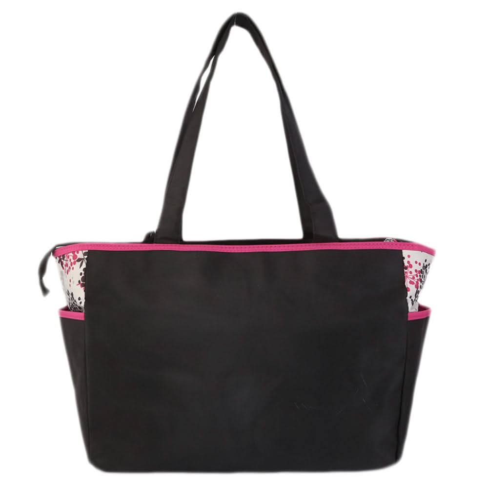 NewBorn Baby Bag 2 Pcs - Black Pink, Kids, Maternity Bag (Diaper Bag), Chase Value, Chase Value