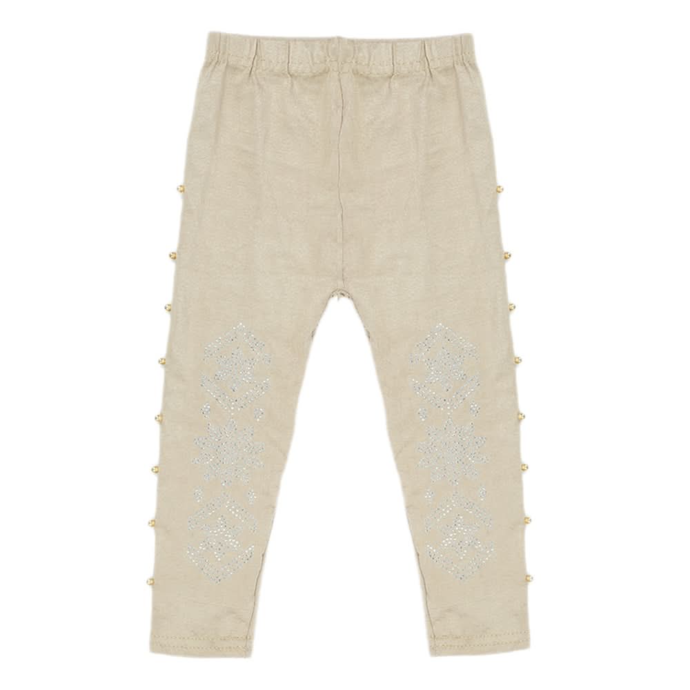 Girls Viscose Tight - Gold, Kids, Tights Leggings And Pajama, Chase Value, Chase Value