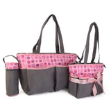 NewBorn Baby Bag 2 Pcs - Grey Pink, Kids, Maternity Bag (Diaper Bag), Chase Value, Chase Value