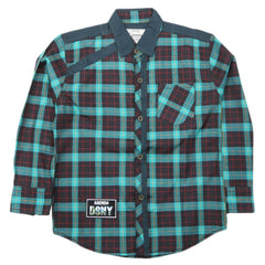 Boys Full Sleeves Casual Shirt - Green, Kids, Boys Shirts, Chase Value, Chase Value