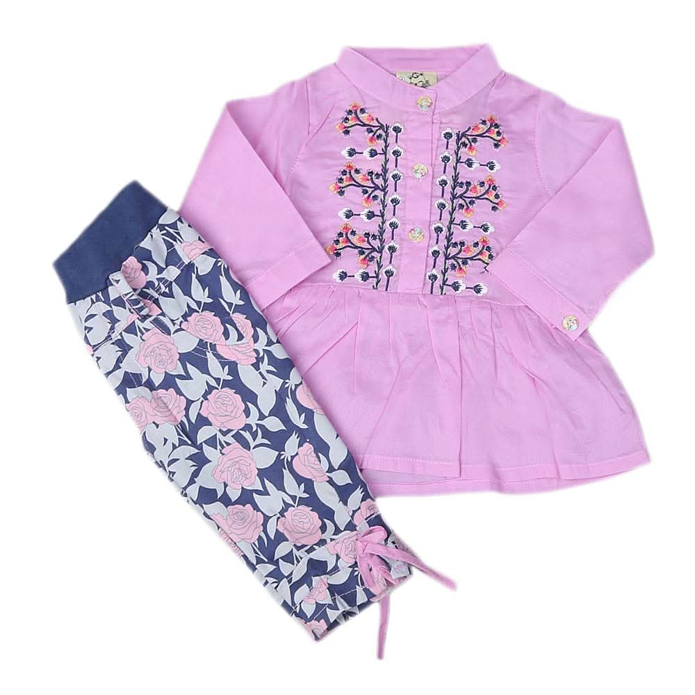 Newborn Girls 2pcs Suit - Pink, Kids, NB Girls Sets And Suits, Chase Value, Chase Value