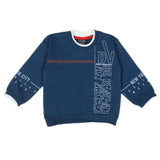 Boys Terry Sweat Shirt - Steel Blue, Boys Hoodies & Sweat Shirts, Chase Value, Chase Value