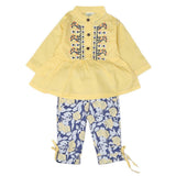 Newborn Girls 2pcs Suit - Yellow, Kids, NB Girls Sets And Suits, Chase Value, Chase Value