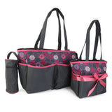 NewBorn Baby Bag 2 Pcs - Grey Pink, Kids, Maternity Bag (Diaper Bag), Chase Value, Chase Value