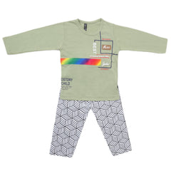 Boys Full Sleeves Suit - Green, Kids, Boys Sets And Suits, Chase Value, Chase Value