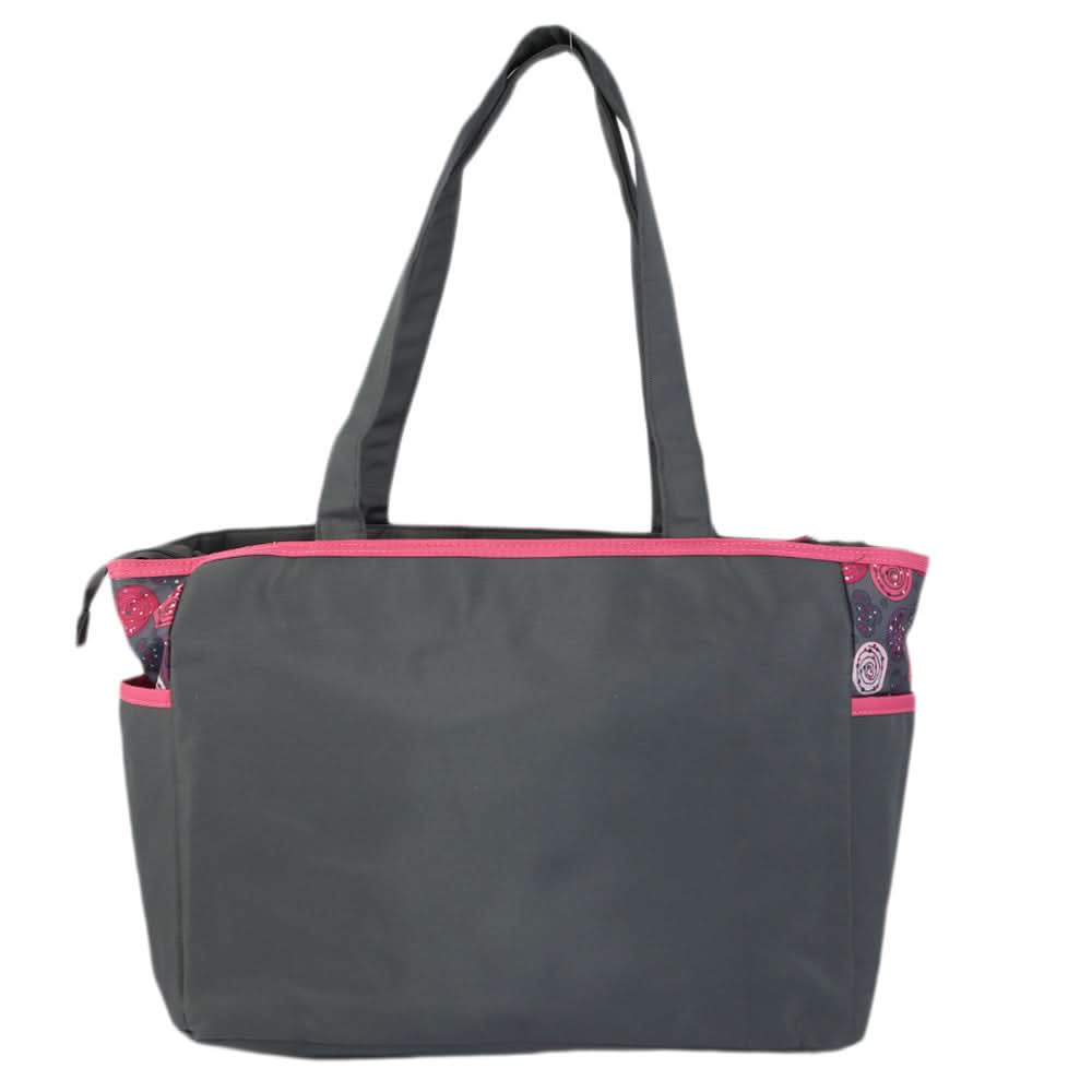 NewBorn Baby Bag 2 Pcs - Grey Pink, Kids, Maternity Bag (Diaper Bag), Chase Value, Chase Value