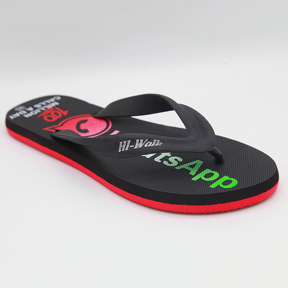Men's Hi-Walk Slipper (011) - Black, Men, Slippers, Chase Value, Chase Value