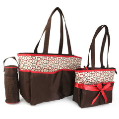 NewBorn Baby Bag 2 Pcs - Coffee Red, Kids, Maternity Bag (Diaper Bag), Chase Value, Chase Value