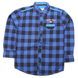 Boys Full Sleeves Casual Shirt - Blue, Kids, Boys Shirts, Chase Value, Chase Value