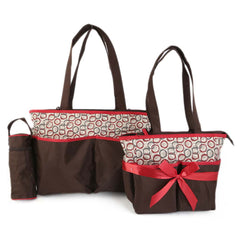 NewBorn Baby Bag 2 Pcs - Coffee Red, Kids, Maternity Bag (Diaper Bag), Chase Value, Chase Value