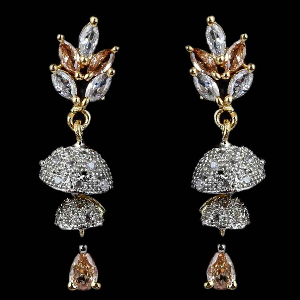 Women's Jhumki - Golden, Women, Earrings & Tops, Chase Value, Chase Value
