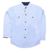 Boys Full Sleeves Casual Shirt - Blue, Kids, Boys Shirts, Chase Value, Chase Value
