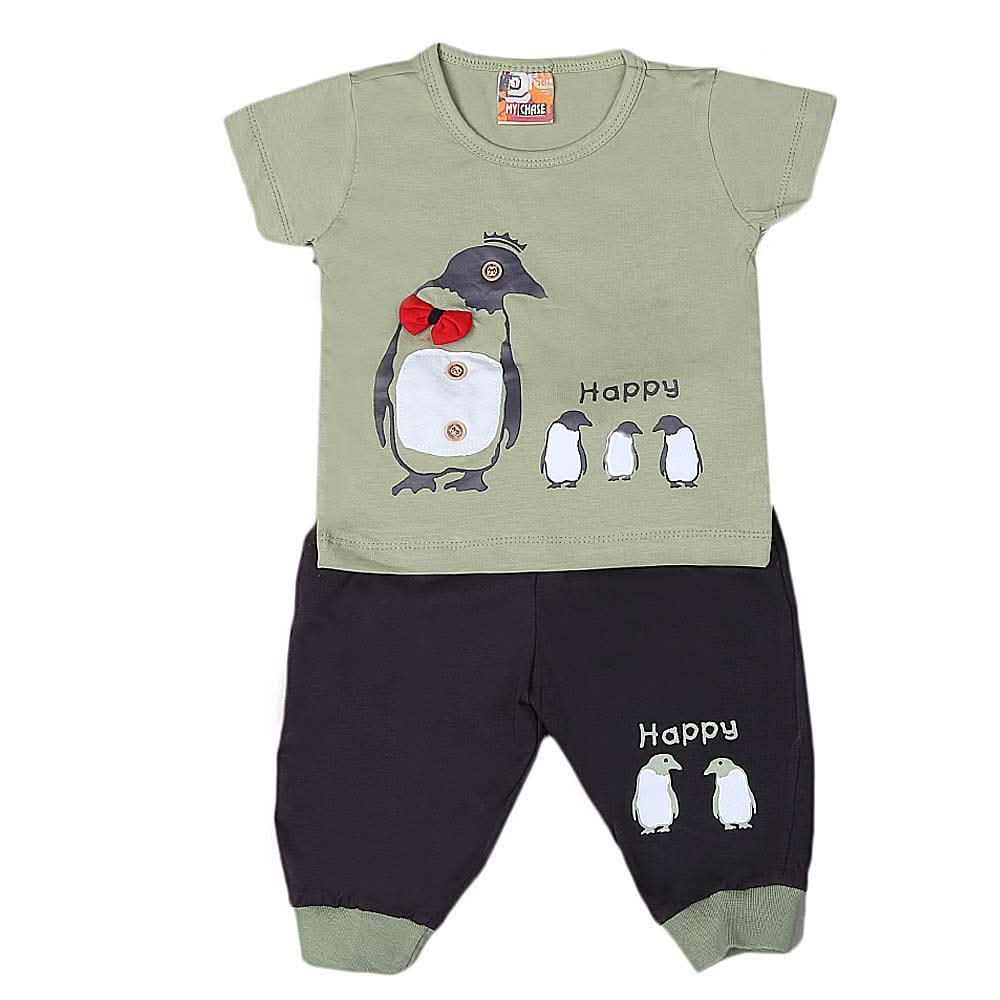 Newborn boys 2pcs Suit - L-Green, Kids, NB Boys Sets And Suits, Chase Value, Chase Value