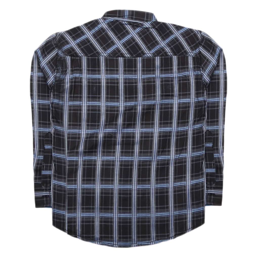 Boys Full Sleeves Casual Shirt - Navy Blue, Kids, Boys Shirts, Chase Value, Chase Value