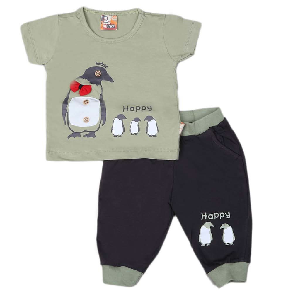 Newborn boys 2pcs Suit - L-Green, Kids, NB Boys Sets And Suits, Chase Value, Chase Value