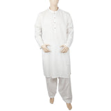 Men's Mashriq Slim Fit Kurta Shalwar - White, Men, Shalwar Kameez, Chase Value, Chase Value