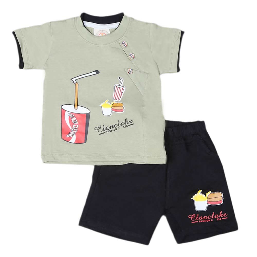 Newborn boys 2pcs Suit - L-Green, Kids, NB Boys Sets And Suits, Chase Value, Chase Value