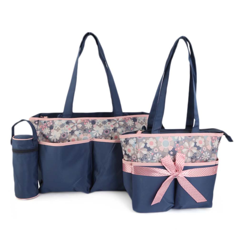 NewBorn Baby Bag 2 Pcs - Blue Pink, Kids, Maternity Bag (Diaper Bag), Chase Value, Chase Value