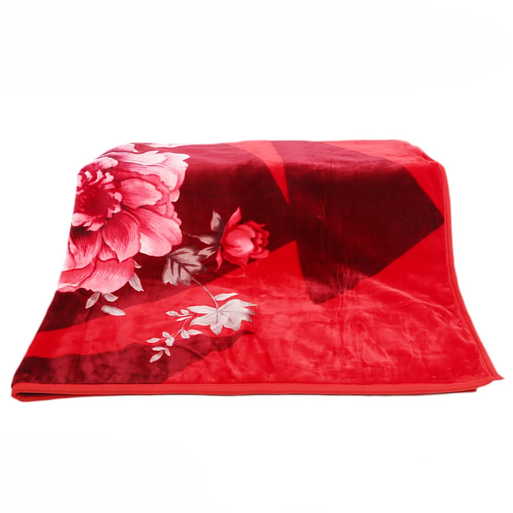 Emperor Blanket 2 PLY Single Bed - Red, Home & Lifestyle, Blanket, Chase Value, Chase Value