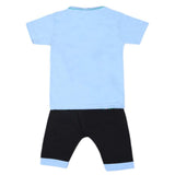 Boys Half Sleeves 2 Pcs Suit - Blue, Kids, Boys Sets And Suits, Chase Value, Chase Value