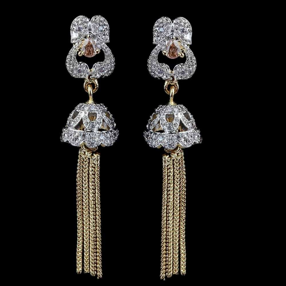 Women's Jhumki - Golden & Silver, Women, Earrings & Tops, Chase Value, Chase Value