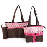 NewBorn Baby Bag 2 Pcs - Coffee Pink, Kids, Maternity Bag (Diaper Bag), Chase Value, Chase Value