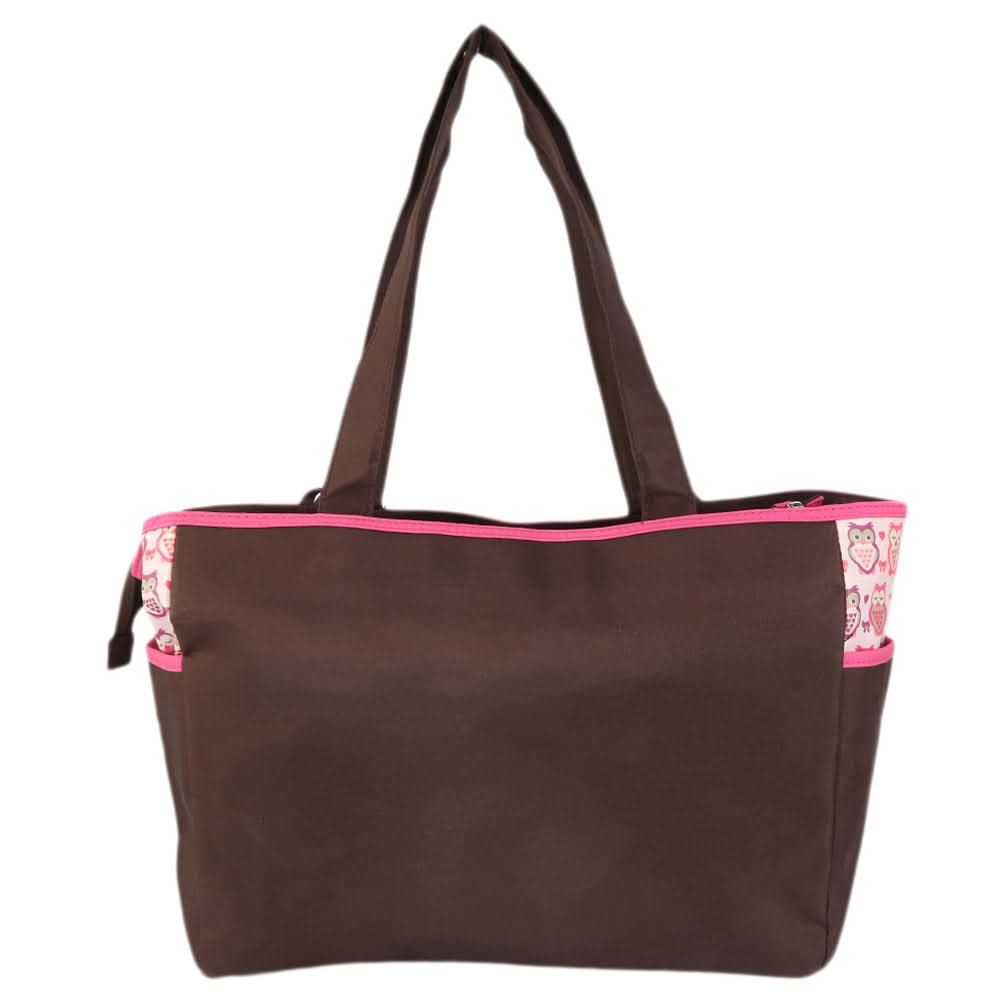 NewBorn Baby Bag 2 Pcs - Coffee Pink, Kids, Maternity Bag (Diaper Bag), Chase Value, Chase Value