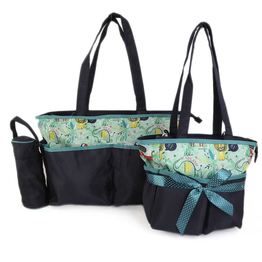 NewBorn Baby Bag 2 Pcs - Navy Blue, Kids, Maternity Bag (Diaper Bag), Chase Value, Chase Value