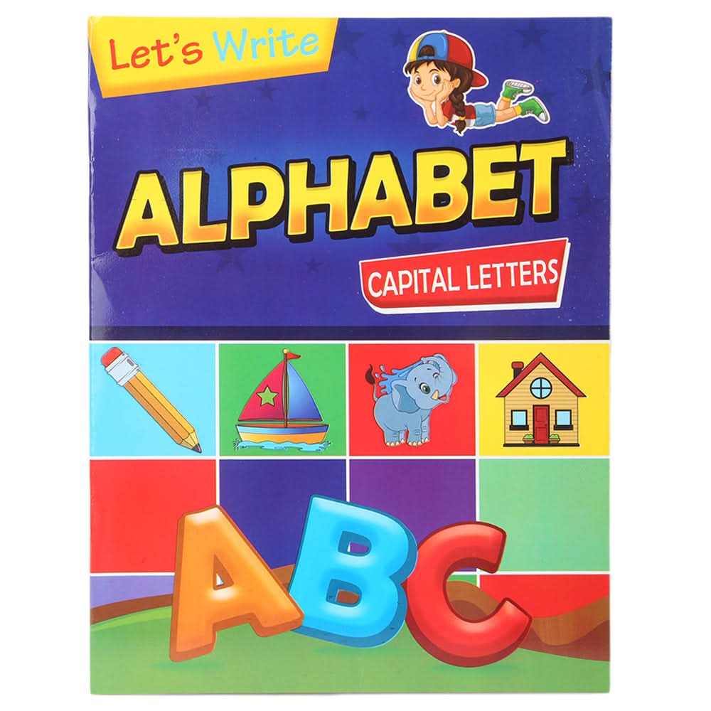 Let's Write - Alphabet Capital, Kids, Kids Colouring Books, 3 to 6 Years, Chase Value