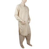 Men's Mashriq Slim Fit Shalwar Suit - Light Brown, Men, Shalwar Kameez, Chase Value, Chase Value