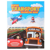 Super Copy Colouring Transport, Kids, Kids Colouring Books, 3 to 6 Years, Chase Value