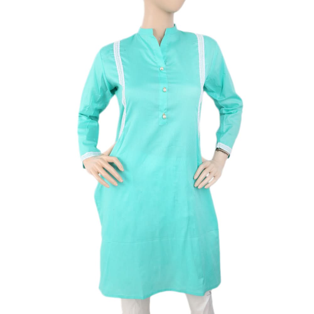 Women's Kurti - Sea Green, Women, Ready Kurtis, Chase Value, Chase Value