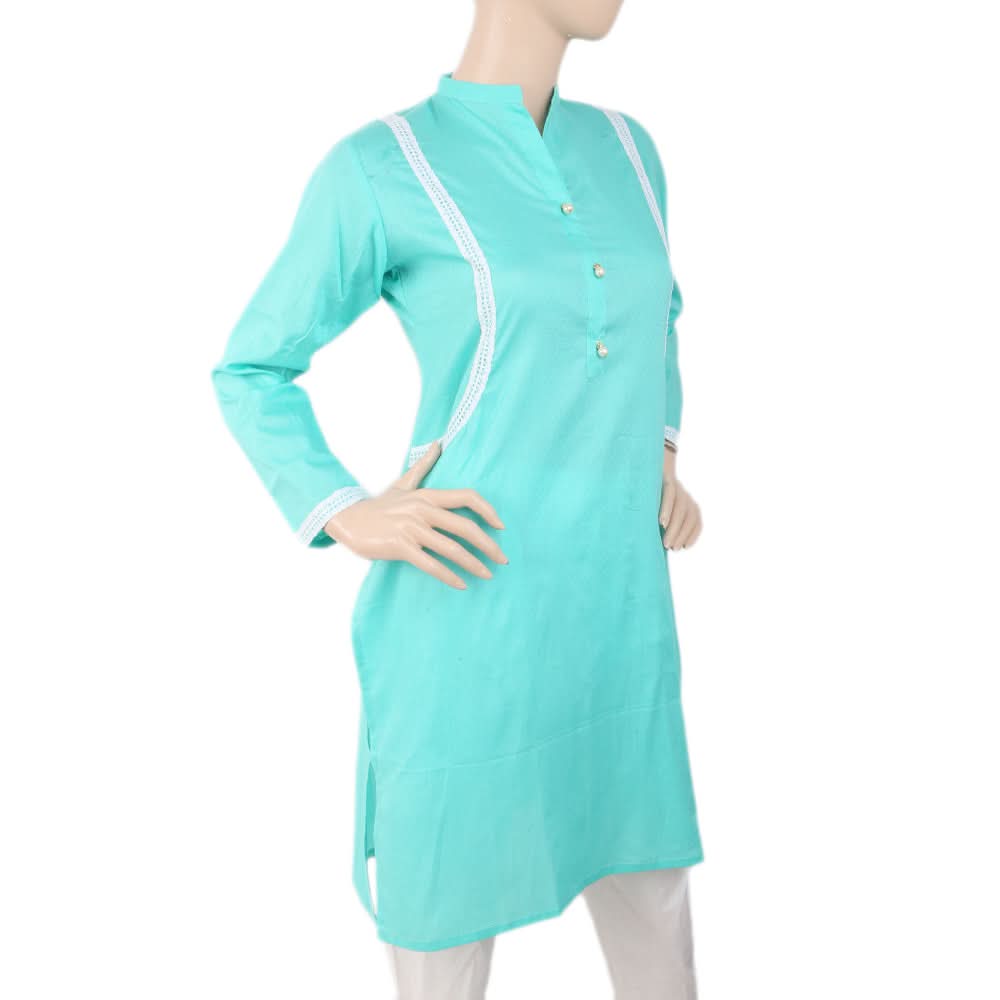 Women's Kurti - Sea Green, Women, Ready Kurtis, Chase Value, Chase Value