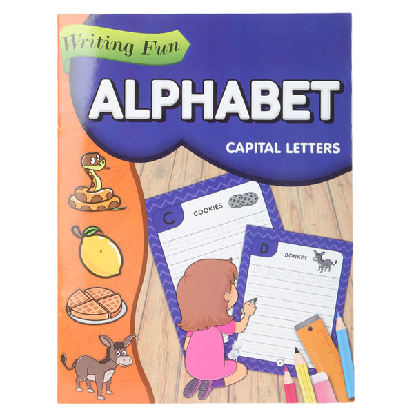 Writing Fun Alphabet Capital, Kids, Kids Educational Books, 6 to 9 Years, Chase Value