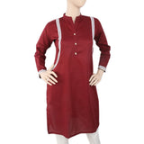 Women's Kurti - Maroon, Women, Ready Kurtis, Chase Value, Chase Value