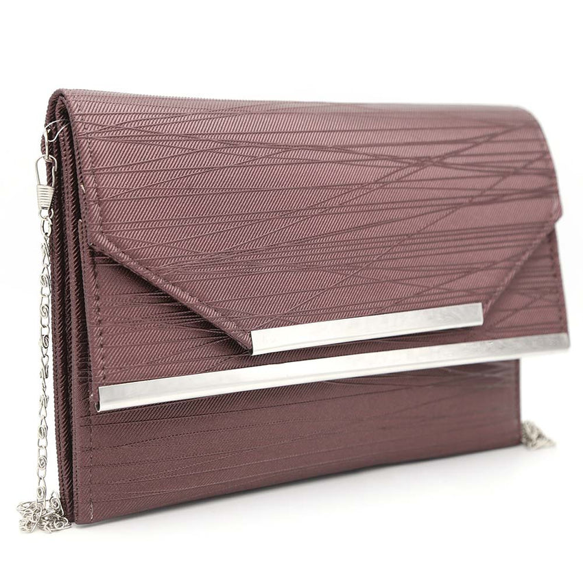 Women's Clutch (Kam-338) - Maroon, Women, Clutches, Chase Value, Chase Value