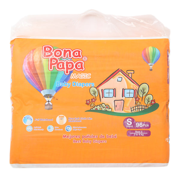Bona Papa Diaper Magic Mega 96 Pieces - Small, Kids, Diapers, Chase Value, Chase Value