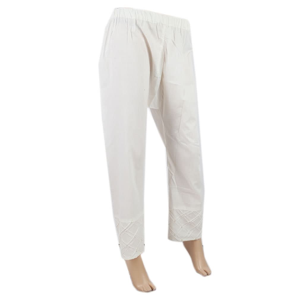 Women's Moti Trouser - Off White, Women, Pants & Tights, Chase Value, Chase Value