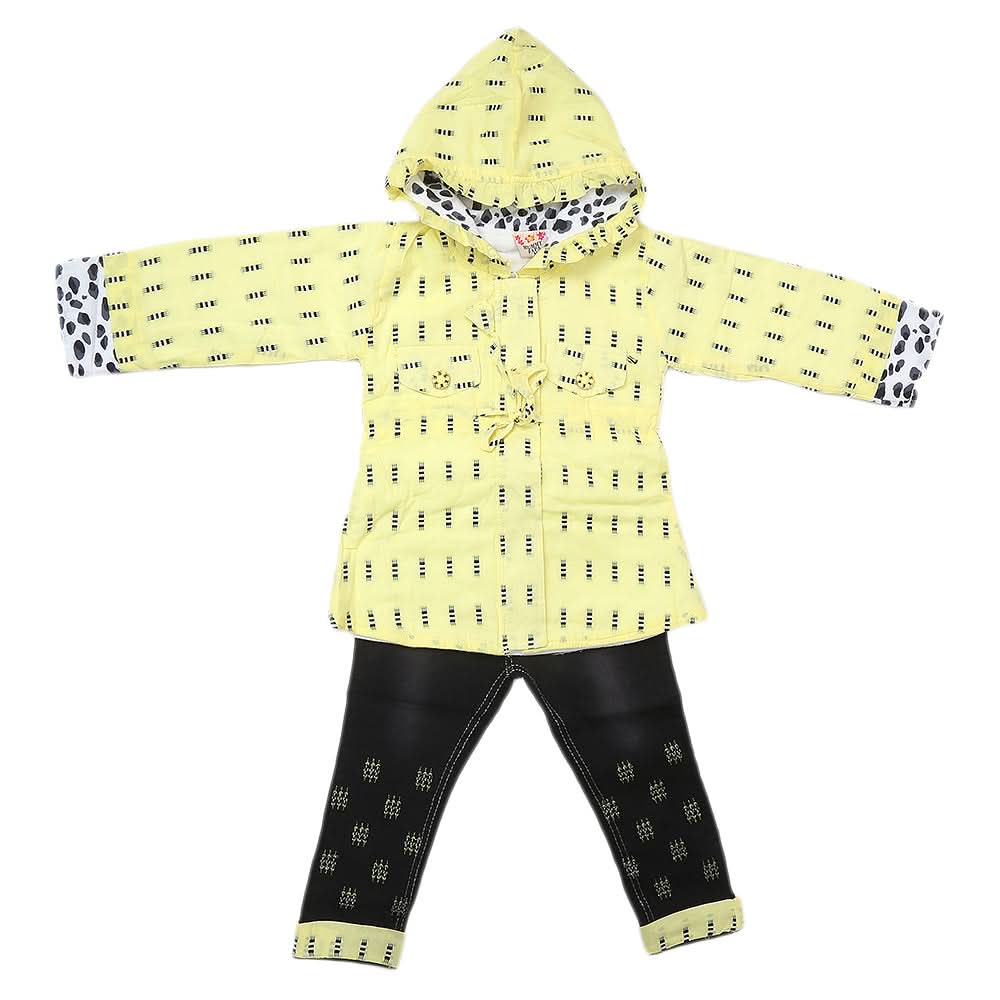 Girls Pant Suit - Yellow, Kids, Girls Sets And Suits, Chase Value, Chase Value