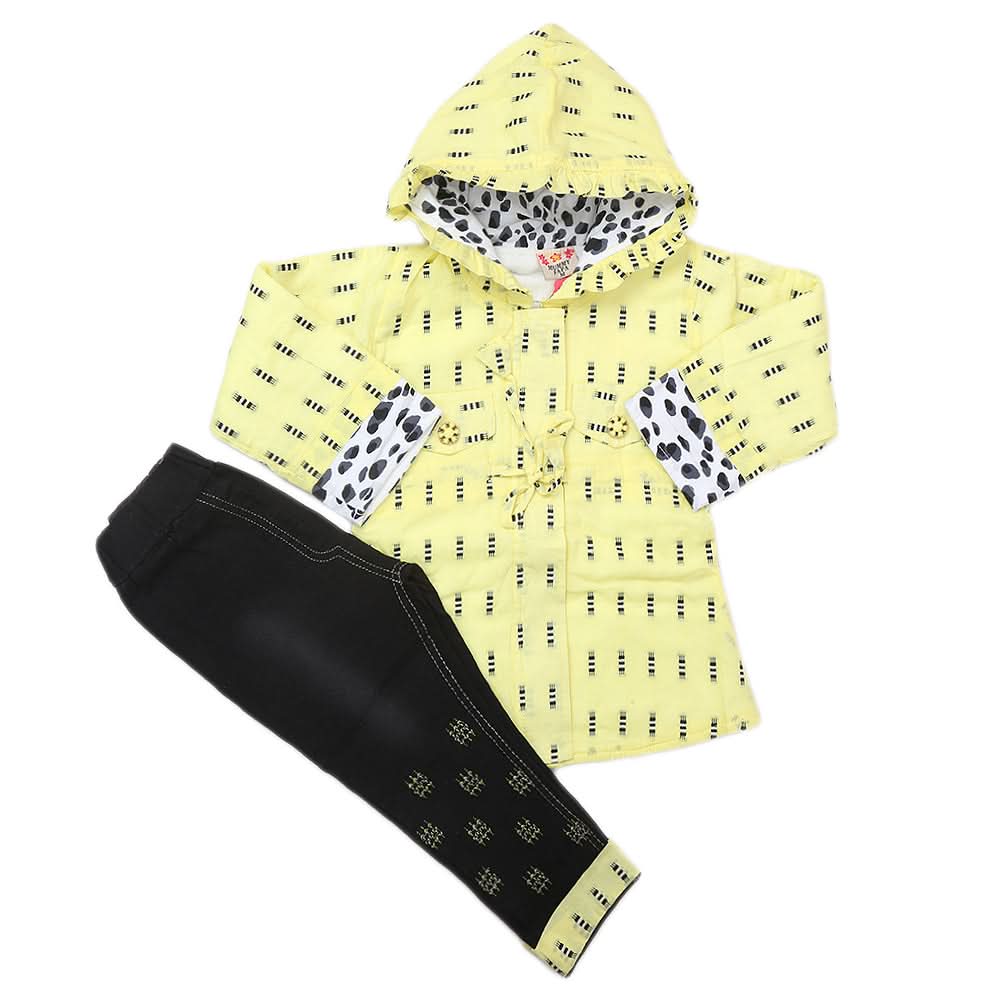 Girls Pant Suit - Yellow, Kids, Girls Sets And Suits, Chase Value, Chase Value