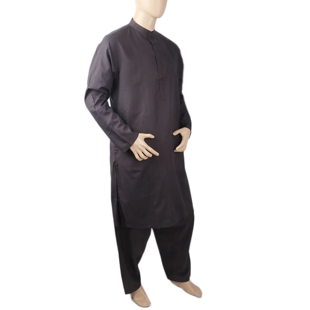 Men's Mashriq Slim Fit Suit - Dark Blue, Men, Shalwar Kameez, Chase Value, Chase Value
