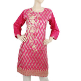 Women's Embroidered Kurti - Pink, Women, Ready Kurtis, Chase Value, Chase Value