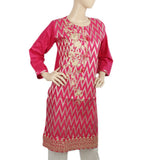 Women's Embroidered Kurti - Pink, Women, Ready Kurtis, Chase Value, Chase Value